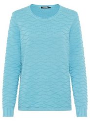 Olsen Sweter w kolorze niebieskim rozmiar: 44. Niebieskie swetry Olsen, bez wzorów, bez ramiączek. Za 86.99 zł.