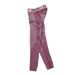 Second life - Damskie Legginsy Fitness Yoga w Kolorze Czerwonym - Jak nowy. Czerwone legginsy Gymshark, bez wzorów. Za 122.63 zł.