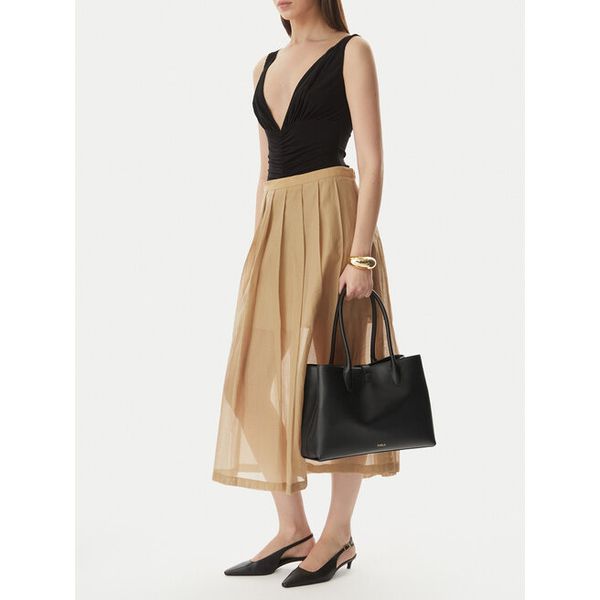 Torebka Furla. Czarne torebki klasyczne Furla, bez wzorów, bez dodatków. Za 990.99 zł.