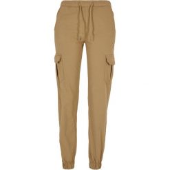 Spodnie Do Biegania Z Kieszenią Cargo Z Wysokimi Stanami Dla Pań I Panów. Brązowe spodnie dresowe Urban Classics, s, bez wzorów. Za 163.99 zł.