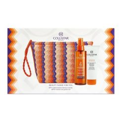 Collistar ZESTAW SUCHY OLEJEK SPF 6 + NAWILŻAJĄCY KREM PO OPALANIU + KOSMETYCZKA Zestawy prezentowe 1 ct Damski. Kremy do opalania Collistar. Za 148.00 zł.