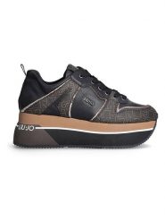 Liu Jo Skórzane sneakersy w kolorze czarnym rozmiar: 37. Czarne trampki Liu Jo, bez wzorów, bez zapięcia. Za 321.39 zł.