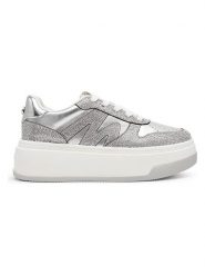 Steve Madden Sneakersy w kolorze srebrnym rozmiar: 37. Szare trampki Steve Madden, bez wzorów, bez zapięcia. Za 223.46 zł.