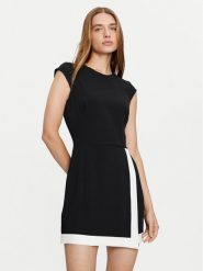Imperial Sukienka koktajlowa AFAKIJX Czarny Slim Fit. Czarne sukienki Imperial, m, bez wzorów, z syntetyku, wizytowe, bez kołnierzyka, bez ramiączek. Za 399.99 zł.