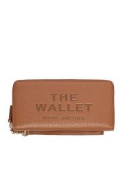 Marc Jacobs Portfel damski The Leather Continental 2P4SMP015S02 Brązowy. Brązowe portfele Marc Jacobs, bez wzorów, ze skóry. Za 859.99 zł.
