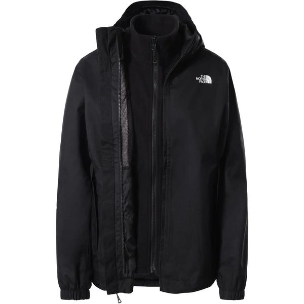 Kurtka turystyczna The North Face Resolve Triclimate. Czarne kurtki sportowe The North Face, s, bez wzorów, z kapturem, trekkingowe. Za 840.99 zł.