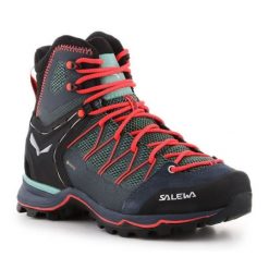 Buty trekkingowe Salewa Ws Mtn Trainer Lite Mid Gtx 61360-5585 niebieskie. Niebieskie trekkingi z gore-texu, wspinaczkowe. Za 1,697.93 zł.