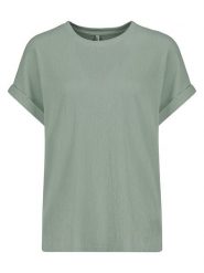 Sublevel Bluzka w kolorze khaki rozmiar: S. Brązowe bluzki Sublevel, s, bez wzorów, bez kołnierzyka, bez ramiączek. Za 43.99 zł.