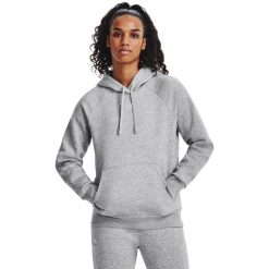 Bluza damska Under Armour Rival Fleece Hoodie. Szare bluzy Under Armour, xs, bez wzorów, bez kaptura. Za 181.27 zł.