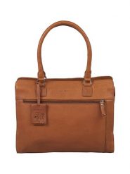 Burkely Skórzana torebka w kolorze jasnobrązowym - 36 x 28 x 9 cm rozmiar: onesize. Brązowe torby na ramię Burkely, bez wzorów, z materiału, przez ramię, bez dodatków. Za 353.95 zł.