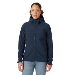 Kurtka softshell damska Helly Hansen Paramount Hood Softshell. Niebieskie kurtki sportowe Helly Hansen, s, bez wzorów, z softshellu, bez kaptura, trekkingowe. W wyprzedaży za 587.35 zł.