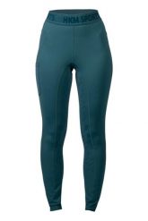 Damskie legginsy jeździeckie z pełną przyczepnością HKM Tabea. Niebieskie legginsy HKM, s, bez wzorów, z podwyższonym stanem, długie. Za 219.00 zł.