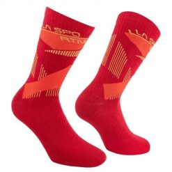 Skarpety La Sportiva Outdoor Fun. Czerwone skarpety La Sportiva, bez wzorów, z bawełny. Za 109.99 zł.