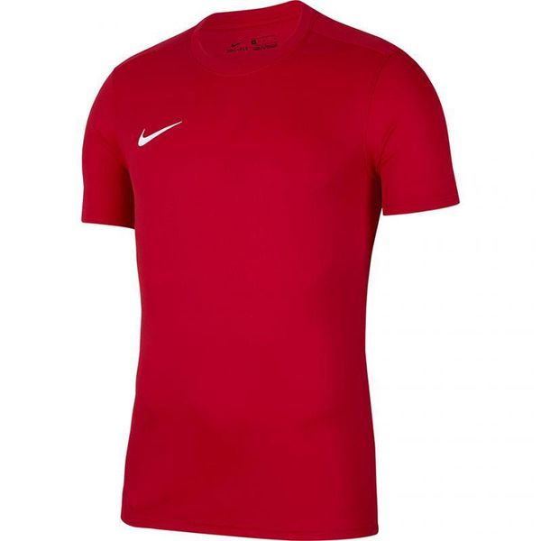 Koszulka Z Krótkim Rękawem Unisex Dla Dorosłych Dry Park VII. Czerwone bluzki Nike, s, bez wzorów, sportowe, bez kołnierzyka, bez ramiączek. Za 117.99 zł.