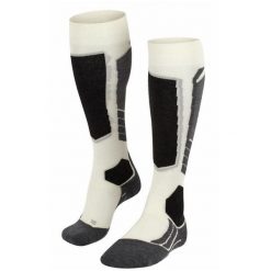 Podkolanówki damskie Falke SK2. Białe skarpety Falke, bez wzorów. Za 231.50 zł.