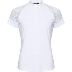 Damska koszula do jazdy konnej Equipage Brooke. Białe koszule EQUIPAGE, bez wzorów, sportowe, bez kołnierzyka, bez ramiączek. Za 309.50 zł.