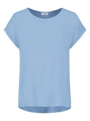 Sublevel Bluzka w kolorze błękitnym rozmiar: S. Niebieskie bluzki Sublevel, s, bez wzorów, z wiskozy, bez kołnierzyka, bez ramiączek. Za 43.99 zł.