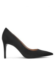 Stuart Weitzman Szpilki Stuart Power 85 SJ948 Czarny. Czarne szpilki Stuart Weitzman, bez wzorów, ze skóry, bez obcasa, na szpilce, bez zapięcia. Za 1,149.00 zł.