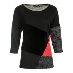Desigual Bluzka Damska Oversize Cougar S Czarny. Bluzki Desigual. W wyprzedaży za 158.00 zł.