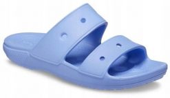 Klapki Dla Dorosłych Crocs Classic. Fioletowe klapki Crocs, bez wzorów, z materiału, bez obcasa. Za 118.99 zł.