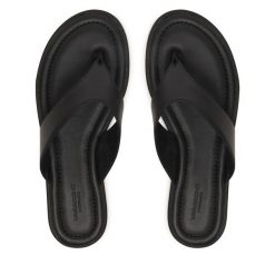 Japonki Vagabond Shoemakers. Czarne klapki Vagabond Shoemakers, bez wzorów, bez obcasa. Za 389.99 zł.