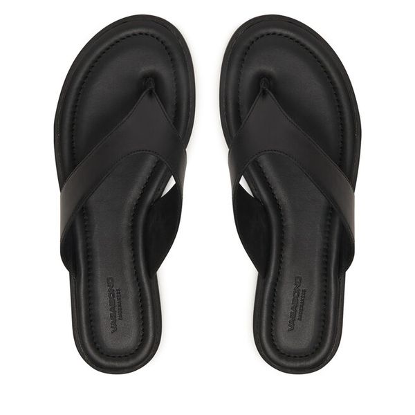 Japonki Vagabond Shoemakers. Czarne klapki Vagabond Shoemakers, bez wzorów, bez obcasa. Za 280.99 zł.