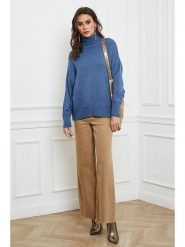 Joséfine Sweter "Vinicius" w kolorze niebieskim rozmiar: XL. Niebieskie golfy Joséfine, xl, bez wzorów, z kaszmiru, bez ramiączek. Za 208.99 zł.