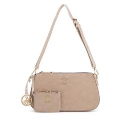Torebka Beverly Hills Polo Club. Brązowe torebki klasyczne Beverly Hills Polo Club, bez wzorów, bez dodatków. Za 159.99 zł.