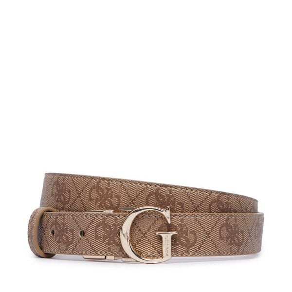 Pasek Guess. Brązowe paski Guess, z aplikacjami. Za 164.99 zł.