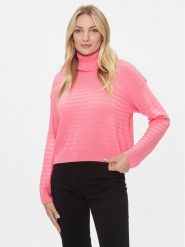 ONLY Golf 15294524 Różowy Regular Fit. Czerwone golfy Only, s, bez wzorów, z syntetyku, bez ramiączek. Za 119.99 zł.