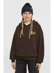 O'Neill Bluza w kolorze brązowym rozmiar: XL. Brązowe bluzy O'Neill, xl, bez wzorów, z bawełny, z kapturem. Za 215.21 zł.