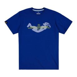 Koszulka MANTO Halftone. Niebieskie koszulki sportowe MANTO, bez wzorów, bez ramiączek. Za 84.99 zł.