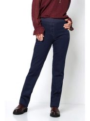 Relaxed by TONI Jegginsy - Slim fit - w kolorze granatowym rozmiar: 23. Niebieskie jeansy Relaxed by TONI, bez wzorów. Za 162.87 zł.