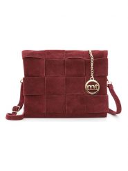 Mia Tomazzi Skórzana torebka "Empoli" w kolorze bordowym - 23 x 17 x 5 cm rozmiar: onesize. Czerwone torby na ramię Mia Tomazzi, bez wzorów, z materiału, na ramię, bez dodatków. Za 217.99 zł.