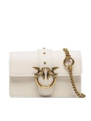 Pinko Torebka Love One Micro C 100064 A0F1 Écru. Torebki klasyczne Pinko, bez wzorów, ze skóry, bez dodatków. Za 789.99 zł.