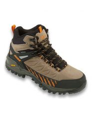 Ande Skórzane buty trekkingowe "Sniper High" w kolorze szarobrązowo-czarnym rozmiar: 46. Brązowe trekkingi Ande, outdoorowe. Za 254.74 zł.