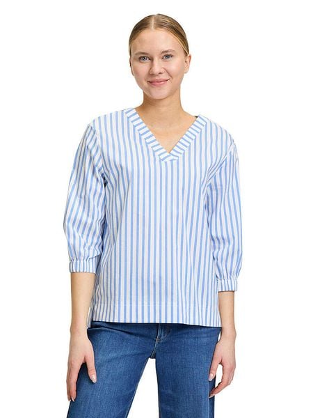 BETTY & CO Bluzka w kolorze błękitnym rozmiar: 38. Niebieskie bluzki Betty & Co, bez wzorów, bez kołnierzyka, bez ramiączek. Za 68.95 zł.