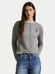 Polo Ralph Lauren Kardigan 211955298003 Szary Slim Fit. Szare kardigany Polo Ralph Lauren, xs, bez wzorów, z bawełny. Za 589.99 zł.