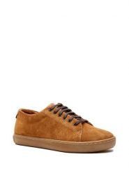 Comfortfusse Skórzane sneakersy w kolorze jasnobrązowym rozmiar: 38. Brązowe trampki Comfortfüße, bez wzorów, ze skóry, bez zapięcia. Za 321.39 zł.