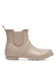 Hunter Kalosze HFW-001 Brązowy. Brązowe kalosze Hunter, bez wzorów, z kauczuku. Za 219.99 zł.