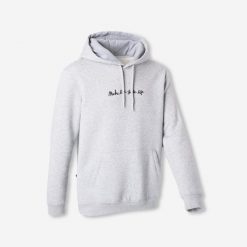 Bluza na deskorolkę HD500 szara melanżowa we współpracy z Make Life Skate Life. Szare bluzy sportowe DECATHLON, na zimę, m, bez wzorów, z bawełny, bez kaptura. Za 139.99 zł.