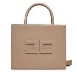 Torebka Elisabetta Franchi. Brązowe torebki klasyczne Elisabetta Franchi, bez wzorów, bez dodatków. Za 1,429.00 zł.