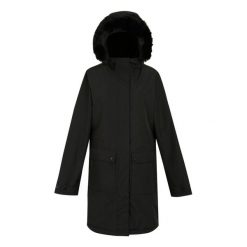 Parka Ze Sztucznym Futerkiem Dla Pań I Panów. Czarne parki Regatta, m, z materiału, z kapturem. Za 588.99 zł.