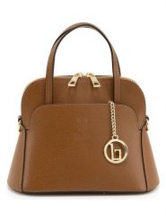 Lia Biassoni Skórzana torebka "Bozzone" w kolorze jasnobrązowym - 28 x 17 x 11 cm rozmiar: onesize. Brązowe torby na ramię Lia Biassoni, bez wzorów, z materiału, przez ramię, bez dodatków. Za 252.99 zł.