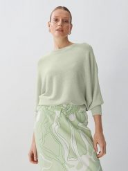 Someday. Sweter w kolorze zielonym rozmiar: S. Zielone swetry someday., s, bez wzorów, bez ramiączek. Za 187.99 zł.