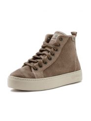 Natural world Sneakersy w kolorze beżowym rozmiar: 37. Brązowe trampki Natural World, bez wzorów, za kostkę, bez zapięcia. Za 130.99 zł.