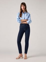 Levi's Dżinsy "721" - Skinny fit - w kolorze granatowym rozmiar: W25/L32. Niebieskie jeansy Levi's®, l, z aplikacjami, z podwyższonym stanem. Za 209.95 zł.