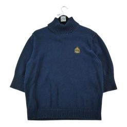 Second life - Damski granatowy sweter - Jak nowy. Niebieskie golfy RALPH LAUREN, bez wzorów, bez ramiączek. Za 127.76 zł.