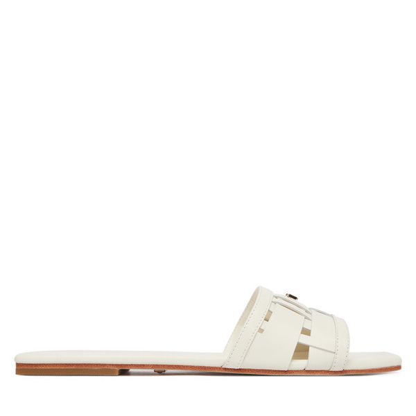 Klapki Marciano Guess. Białe klapki Marciano Guess, z aplikacjami, bez obcasa. Za 889.99 zł.