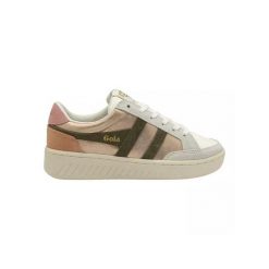Femme SUPERSLAM BLAZE Gola KN- ROSE GLD/KHAKI/CORAL CLB334 Marron Gola. Białe obuwie sportowe Gola, bez zapięcia. W wyprzedaży za 299.00 zł.
